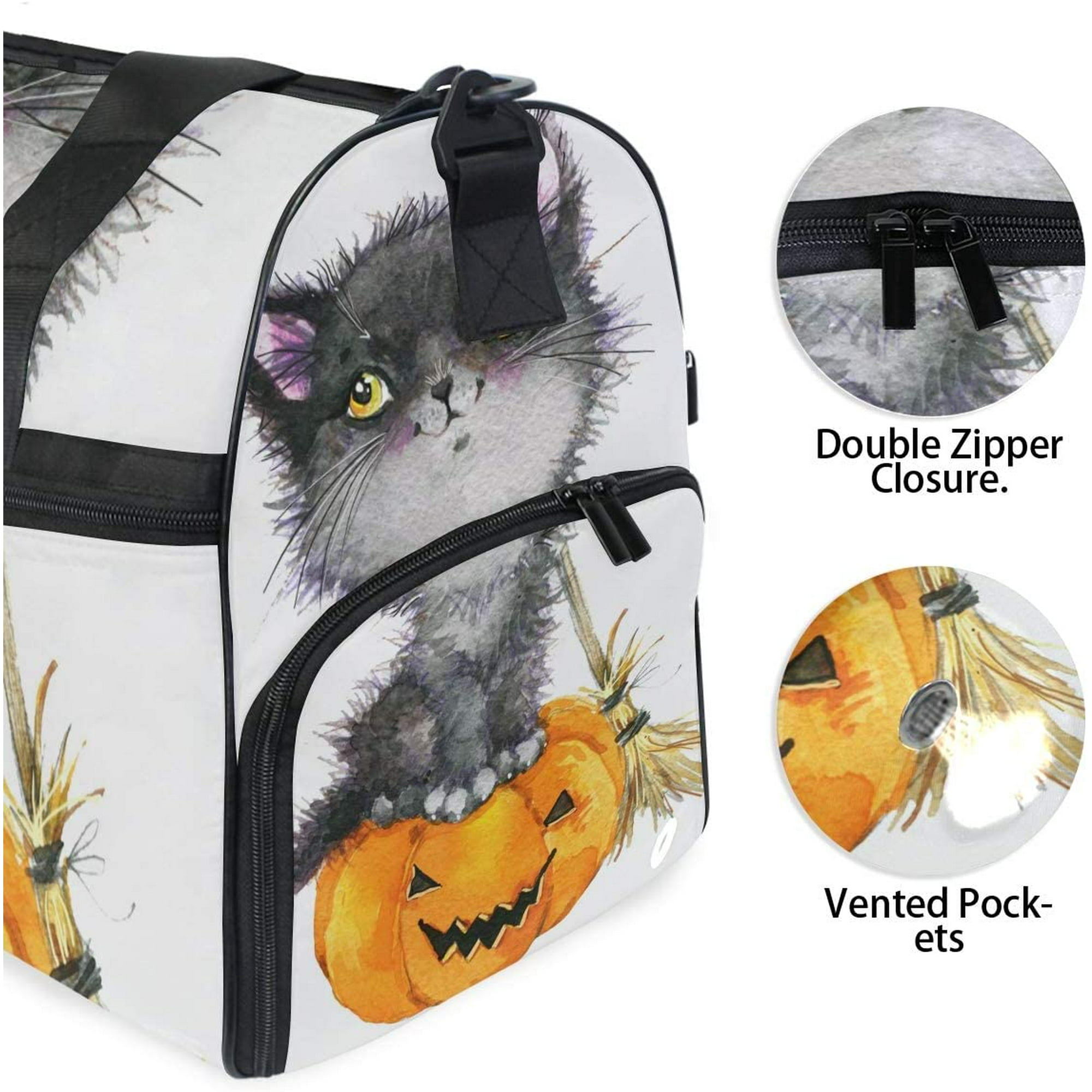 Halloween Travel Duffel Bag Sports Gym Bag With Shoes Compartment Large Capacity Lightweight Duffle Bag For Men Women Halloween Travel Duffel Bag Sports Gym Bag With Shoes Compartment Large Capacity Lightweight Duffle Bag For Men Women